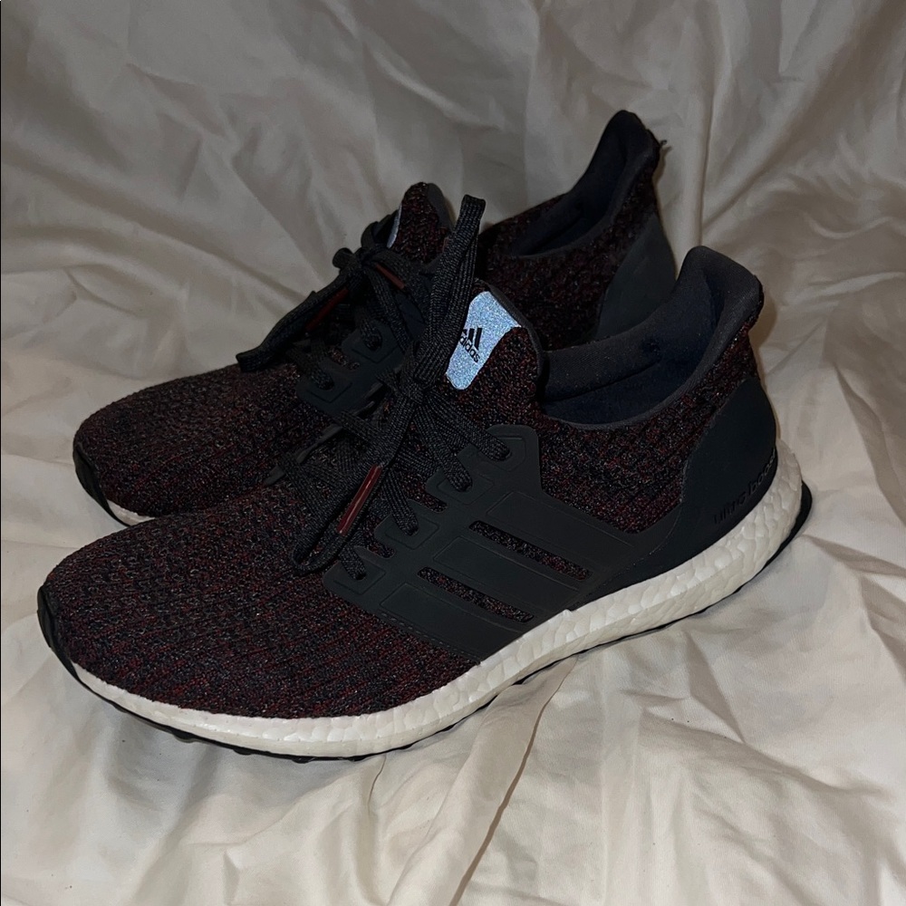 Adidas Women’s Black and Red Ultra Boost